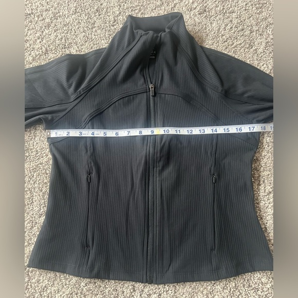 🌸 Danskin Full Zip Athletic Jacket, Black, Ribbed, Size Women’s XS - Picture 4 of 12